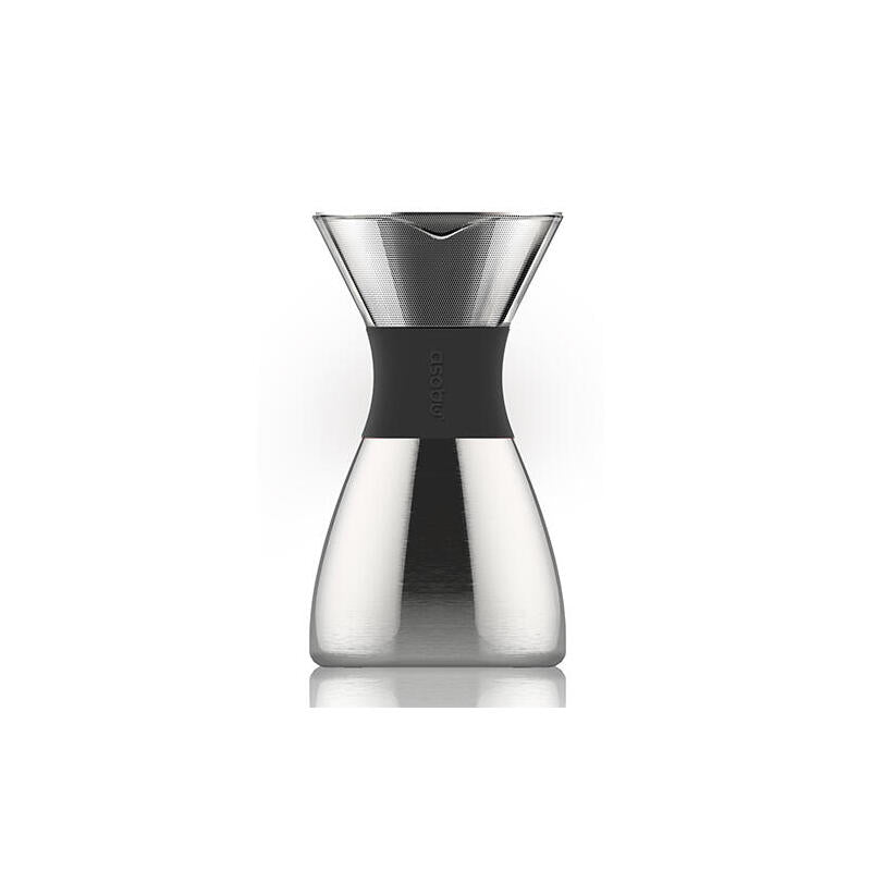 Cafetera De Goteo Asobu Plateado Negro_0