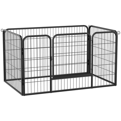 Pawhut Jaula Valla Corral 125x80x70 Cm Mascota Perro Gato Mascotas_1