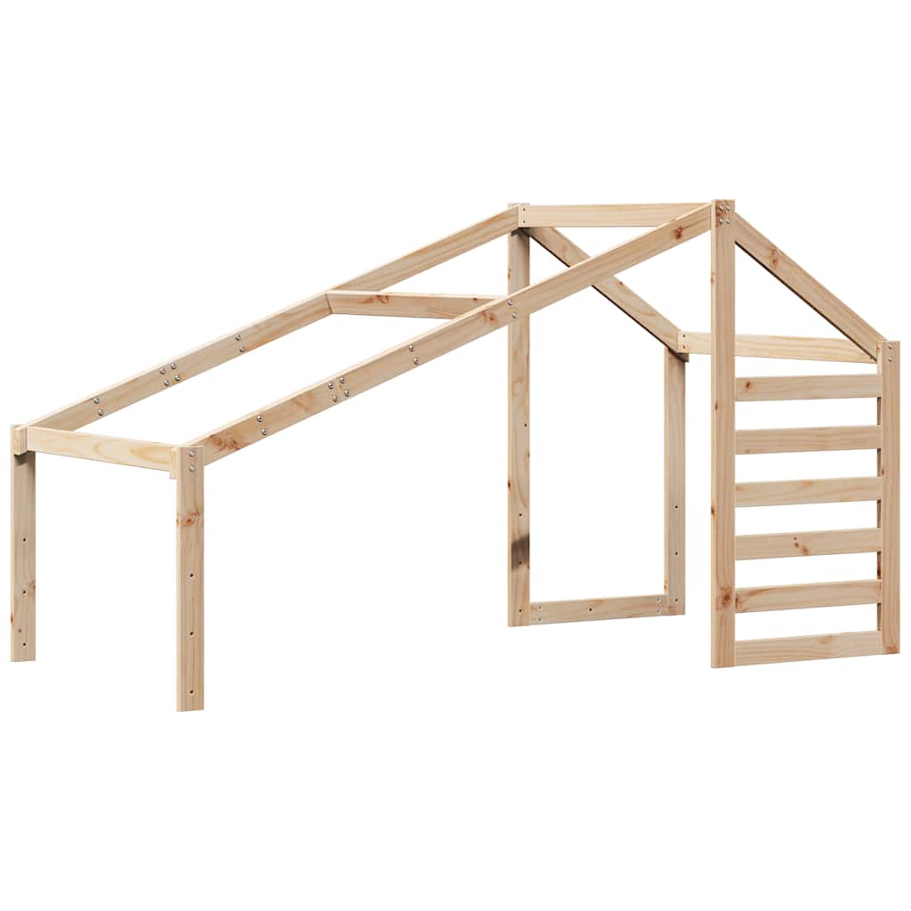 Techo De Cama Infantil Madera Maciza Pino 188x97x113 Cm_0