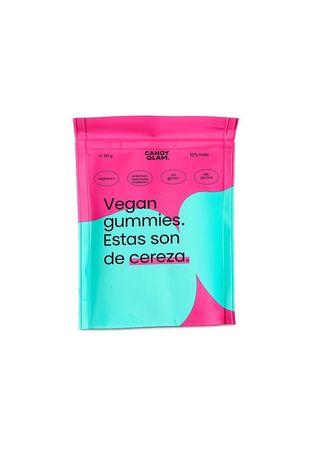 Gummies Veganas Sabor Cereza Pack 5 Bolsas - Snack Dulce Natural Sin Gluten_0