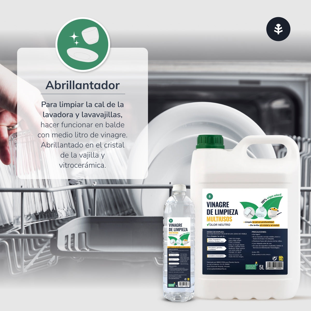 Vinagre Blanco de Limpieza Planeta Huerto 5L