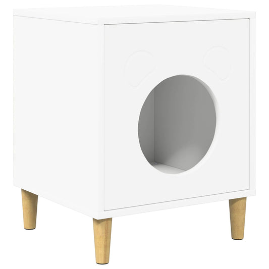 Casa Para Gatos 42,5 X 40 X 53 Cm Madera De Ingeniería_0