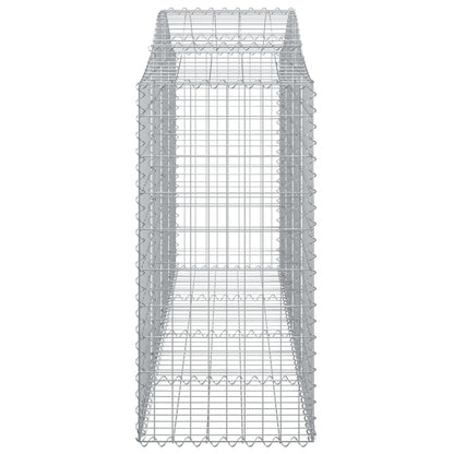 Cestas Gaviones 15 Uds Forma De Arco Hierro 200x50x120/140 Cm_4