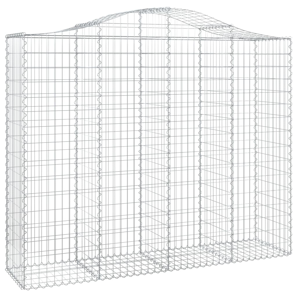 Cestas De Gaviones 4 Uds Forma De Arco Hierro 200x50x160/180 Cm_2