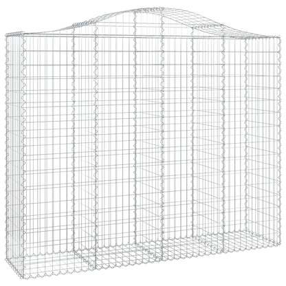 Cestas De Gaviones 4 Uds Forma De Arco Hierro 200x50x160/180 Cm_2