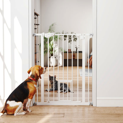 Pawhut Barrera De Seguridad De Perros Escaleras Puertas 74-80 Cm Altura 91,4 Cm_4