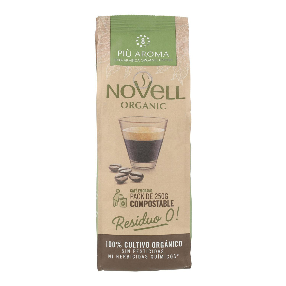 Café en grano eco Più Aroma 250g