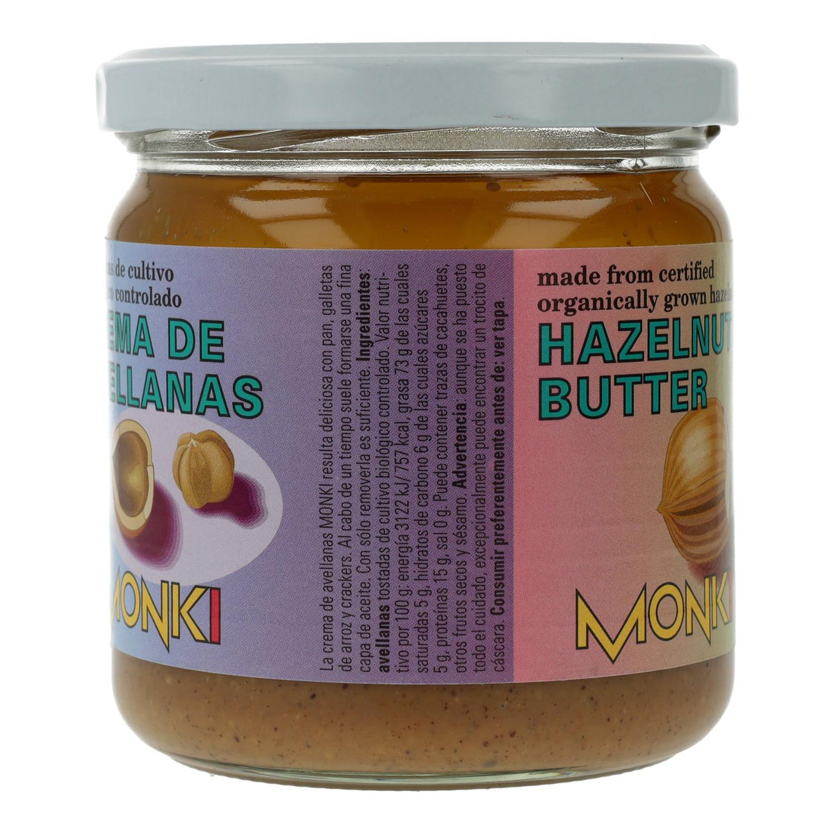Crema de Avellanas BIo Monki 330 g