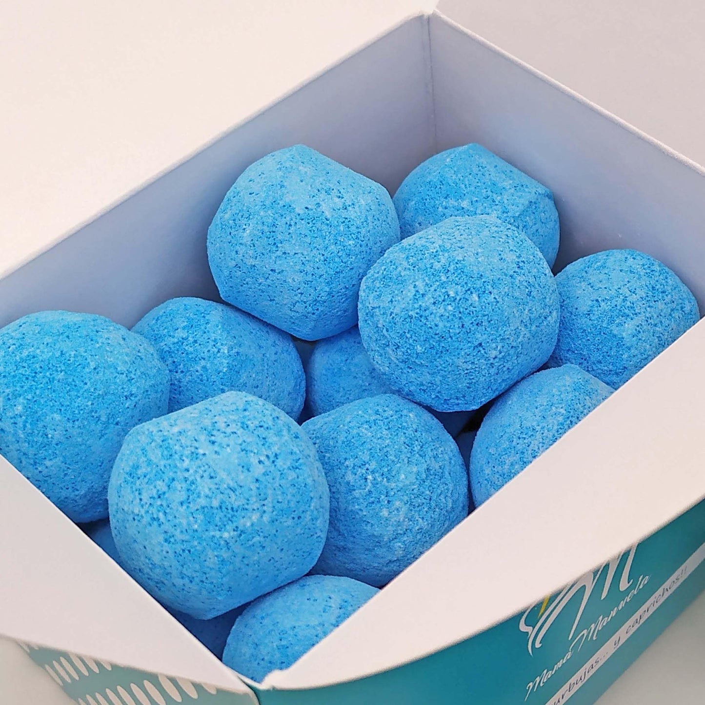Caja 25 Mini Bombas Efervescentes Para Manicura Y Pedicura - Ablandan Durezas, Uñas Y Cutículas - Aroma Ylang Y Pachuli_1