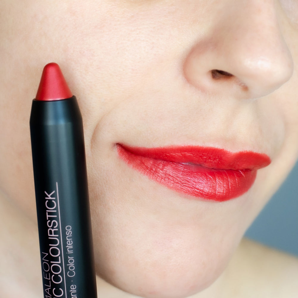 Pintalabios Rojo Basic Colourfun 4g Camaleon Cosmetics_2