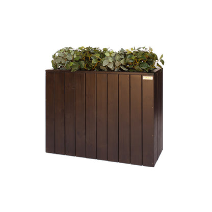 Jardinera Alta De Madera Autoportante 100 X 34,5 X 80 Cm Trendy Brown Hortalia_1