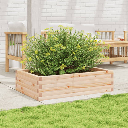 Jardinera De Madera Maciza De Pino 90x60x23 Cm_2
