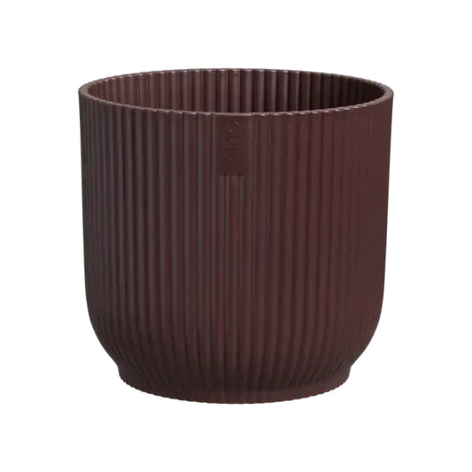 Macetero reciclado Winery rojo burdeos Elho 22 cm