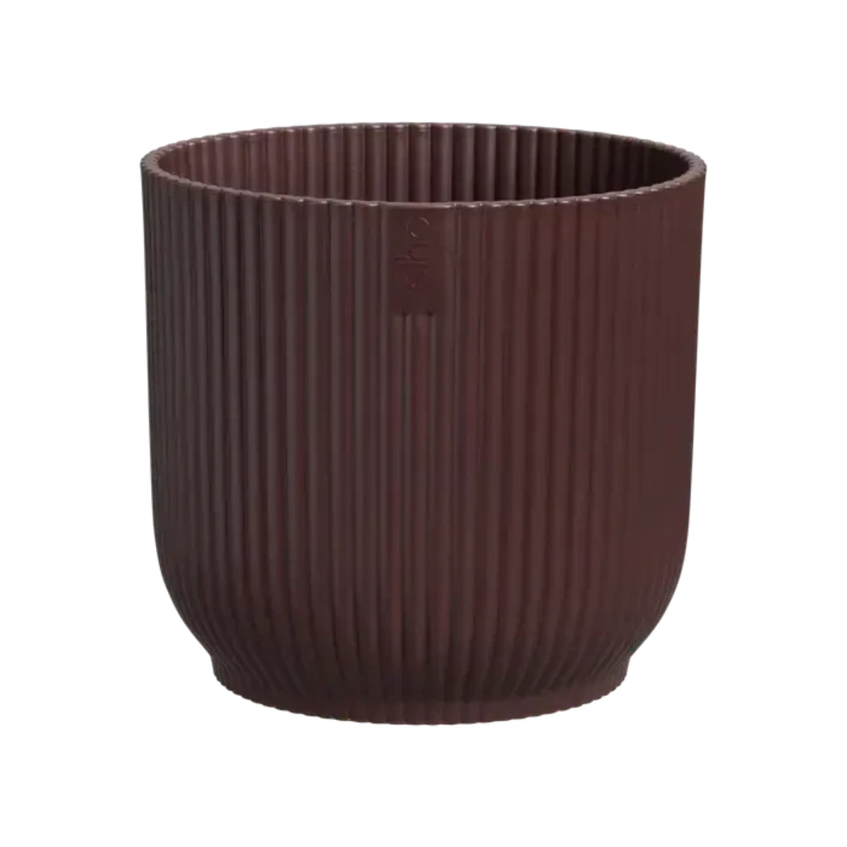 Macetero reciclado Winery rojo burdeos Elho 18 cm