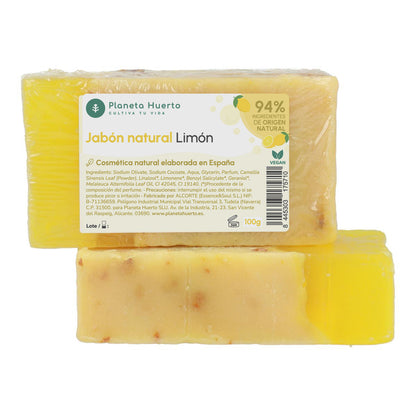Jabón natural a base de aceite de oliva y limón Planeta Huerto 100 g