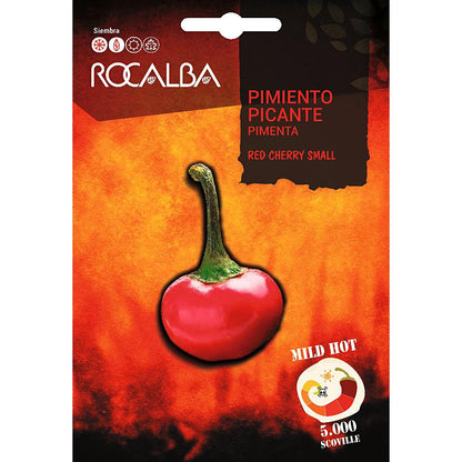 Semillas Pimiento Picante Red Cherry Small Rocalba