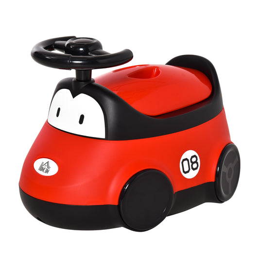 Homcom Orinal De Aprendizaje Para Bebé De 6-36 Meses Con Tapa Volante Fácil De_0