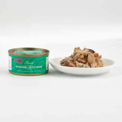 Fish4cats Filete Para Gato – Caballa Con Calamar 70 G (pack De 10)_1