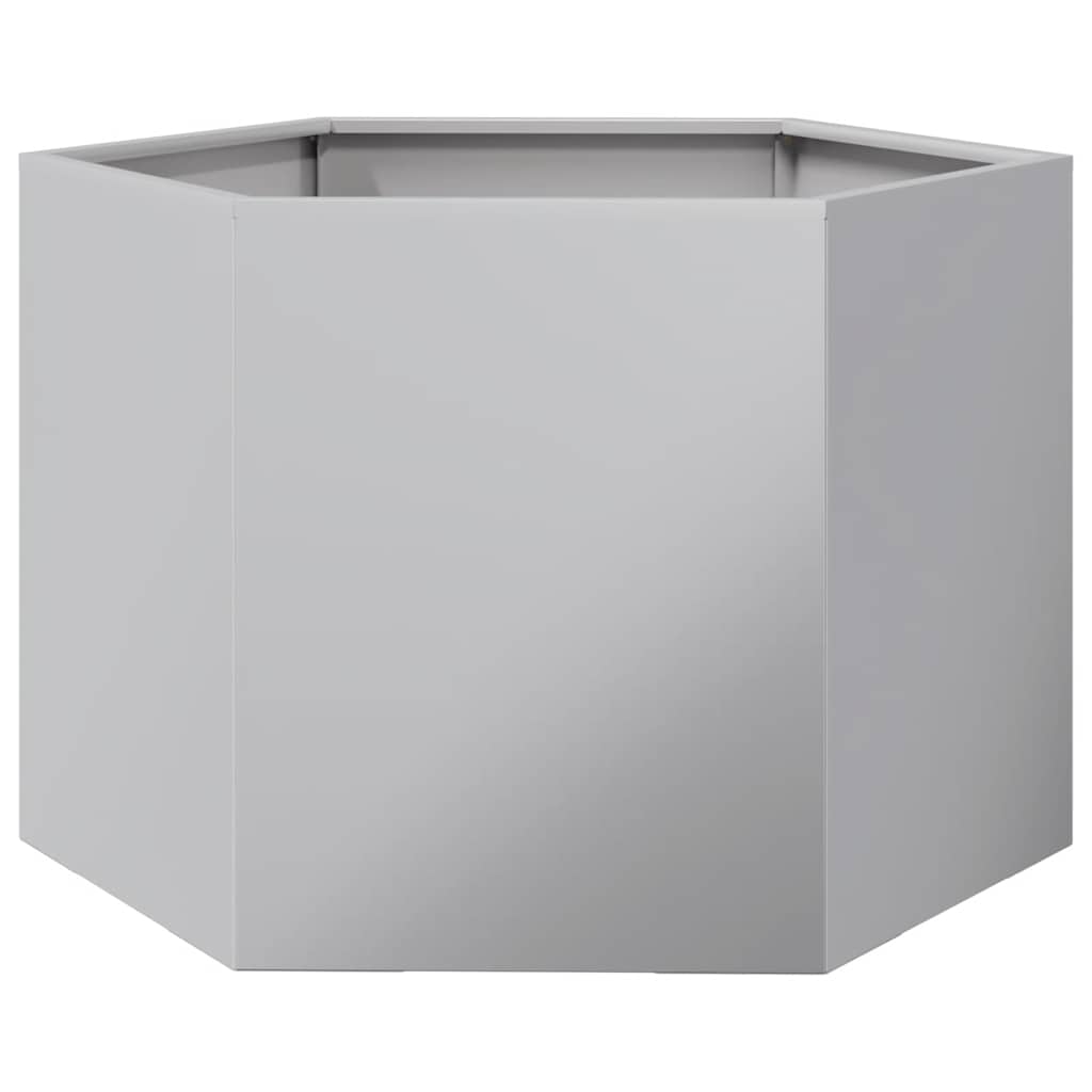Jardinera Hexagonal Acero Galvanizado 69x60x45 Cm_5