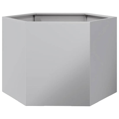 Jardinera Hexagonal Acero Galvanizado 69x60x45 Cm_5