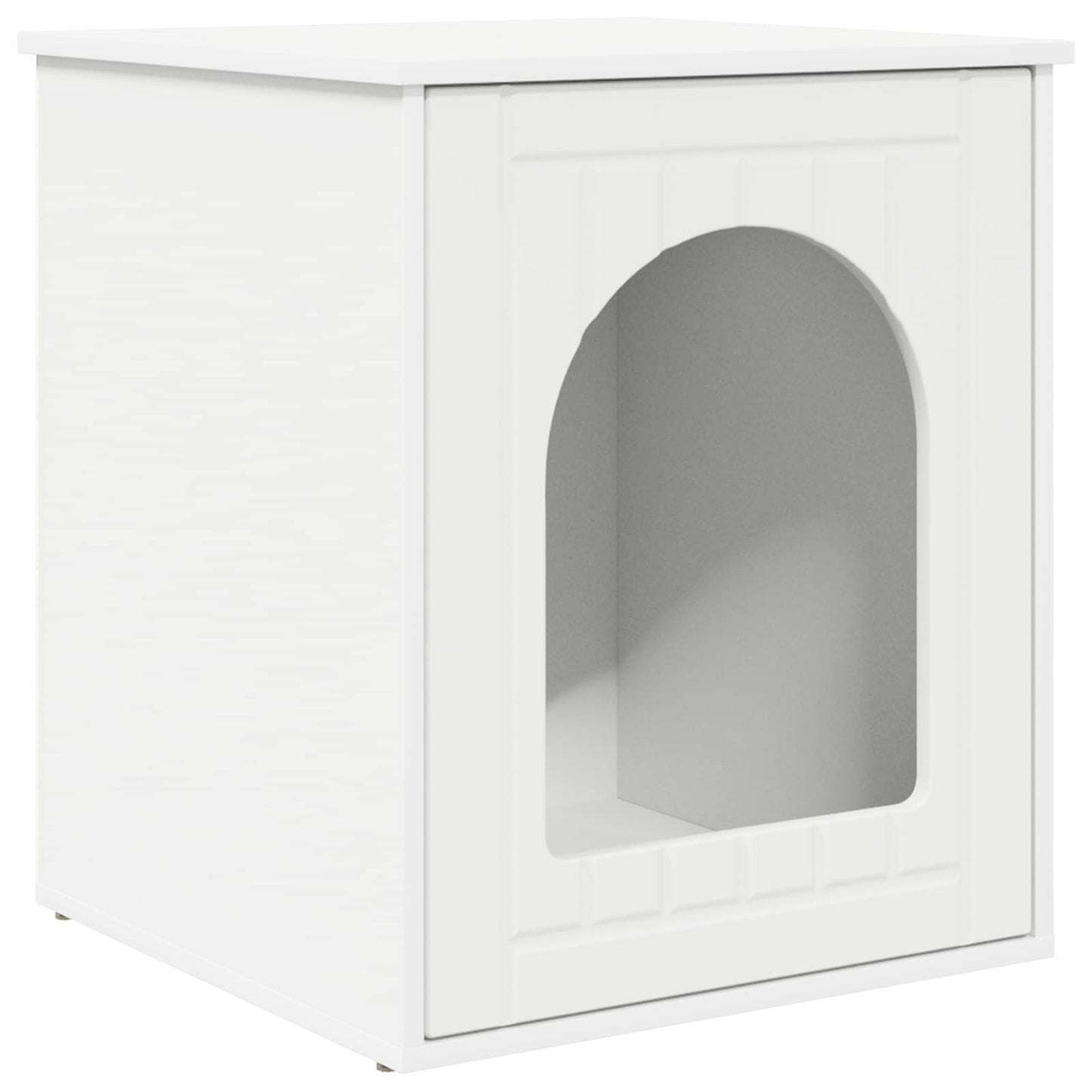 Casa Para Gatos 53 X 52 X 62 Cm Madera De Ingeniería_0