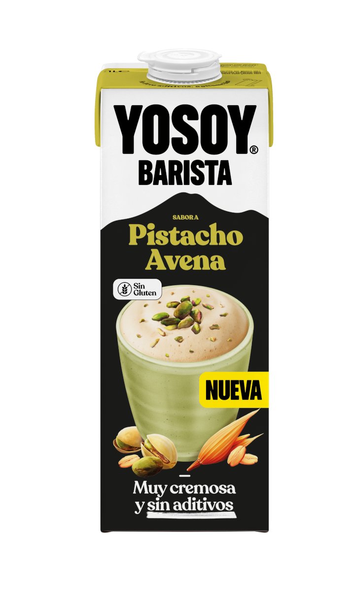 Bebida Barista Pistacho y Avena sin gluten YOSOY 1L