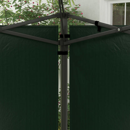 Paredes Laterales Outsunny Pe Verde Oscuro 293x193 Cm_3