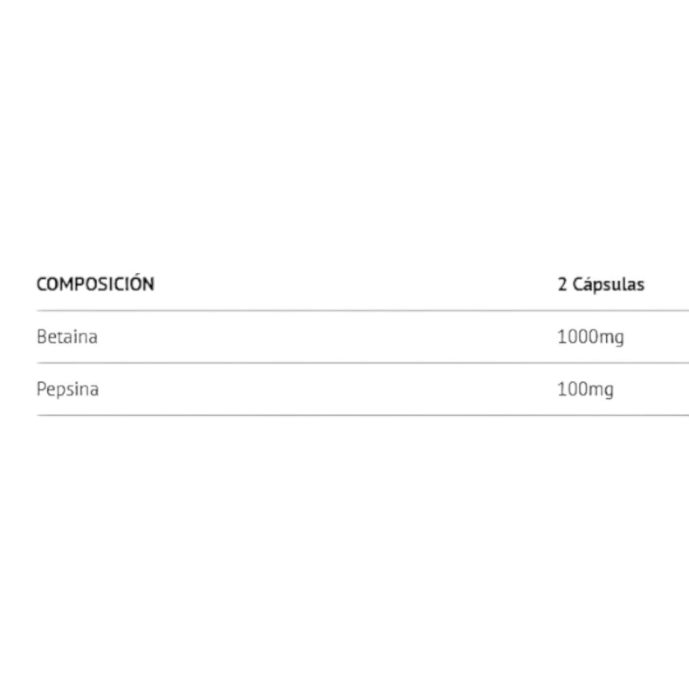 Betaine + Pepsin 60 Caps_1