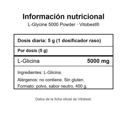 L-glycine 5000 Powder 400 Gr_1