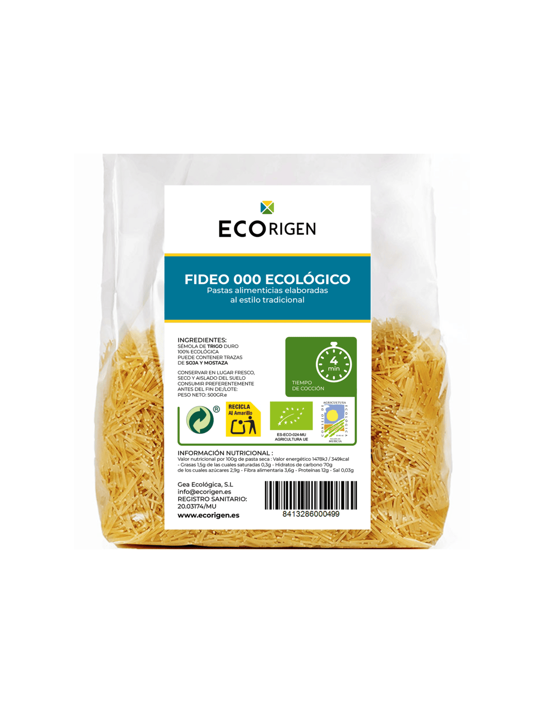 Fideo 000 Bio 500g - Ecorigen_0