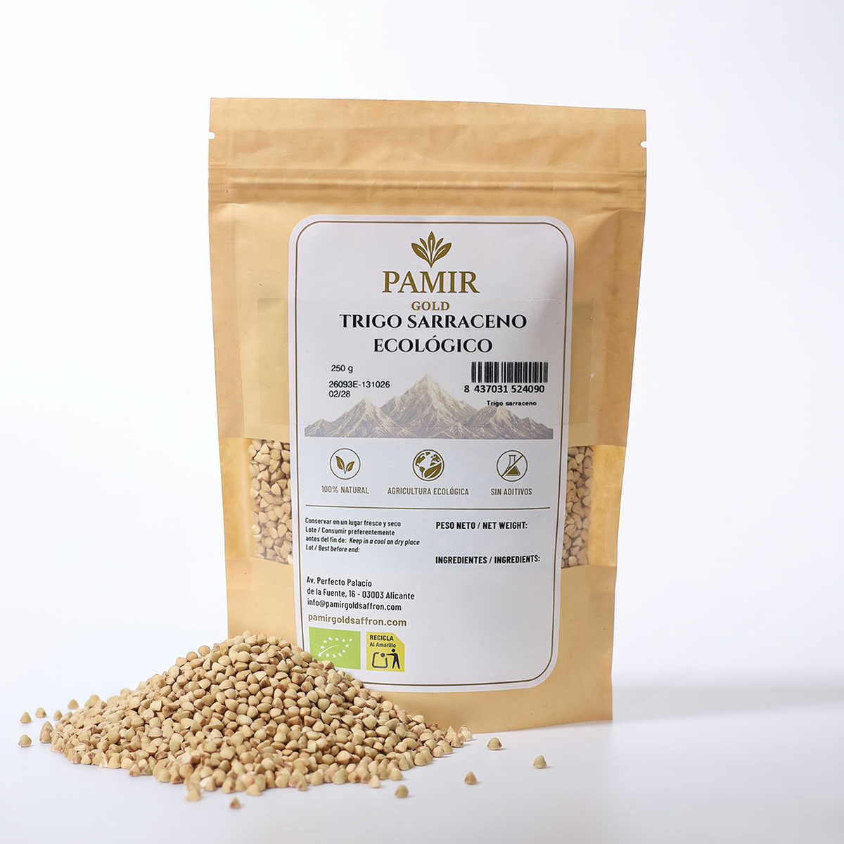 Trigo sarraceno ecológico en grano 250 g - Pamir Gold_1