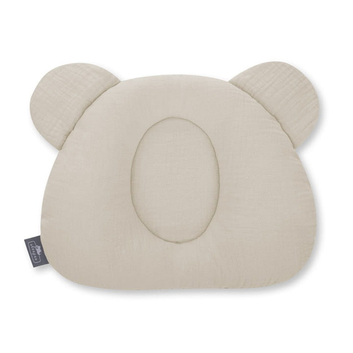 Almohada Cojin Plagiocefalia Bebés Muselina Sand_1