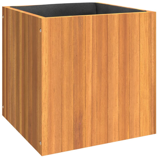 Jardinera De Madera Maciza De Acacia 45x45x45 Cm_0