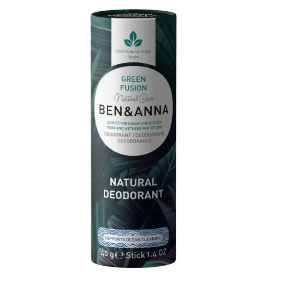 Desodorante (zero waste) Ben&Anna Green Fusion, 40 g
