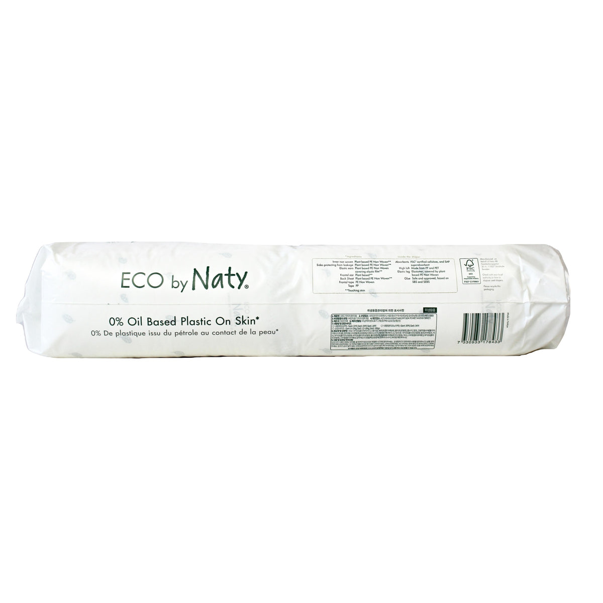 Pañal T4 Naty 7-18 kg, 44 ud