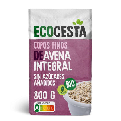 Copos Suaves De Avena Integral Bio Ecocesta 800 g