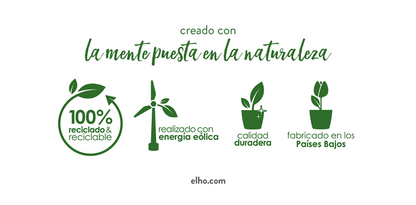 Macetero doble orquídeas Brussels orchid duo Elho transúcido