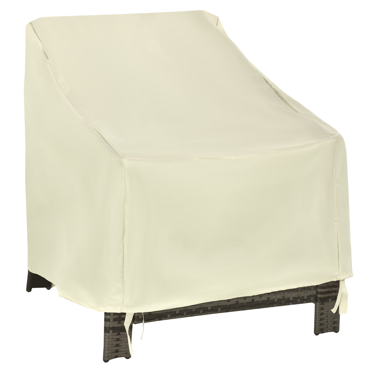Outsunny Funda Protectora Para Sillas Cubierta Mueble Sillón Impermeable_0