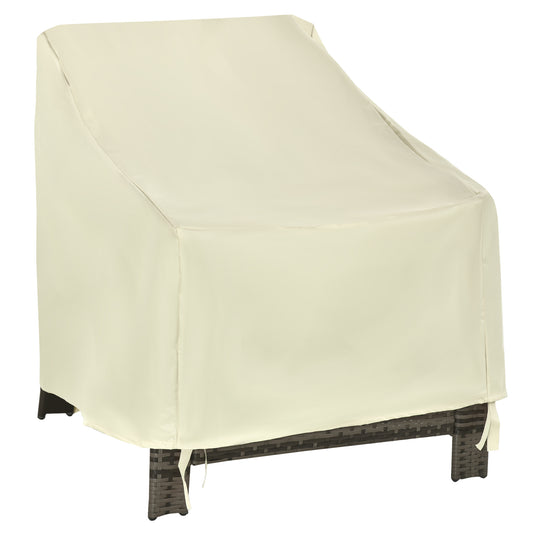 Outsunny Funda Protectora Para Sillas Cubierta Mueble Sillón Impermeable_0