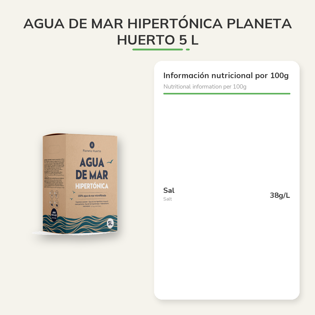 Información nutricional