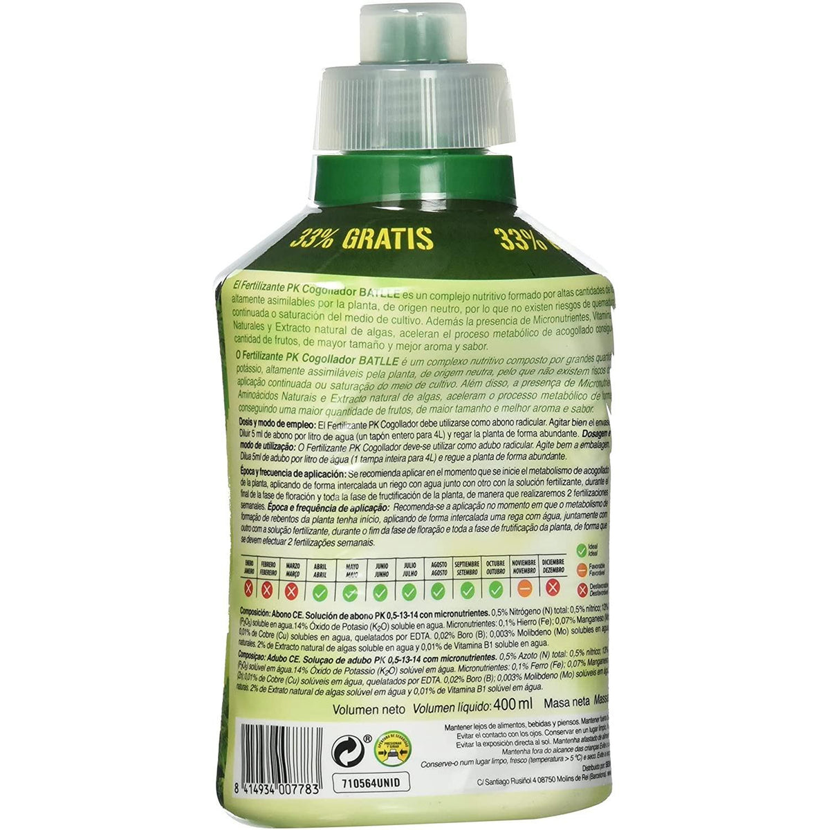 Fertilizante Ecoyerba Cogollador Batlle 400 ml