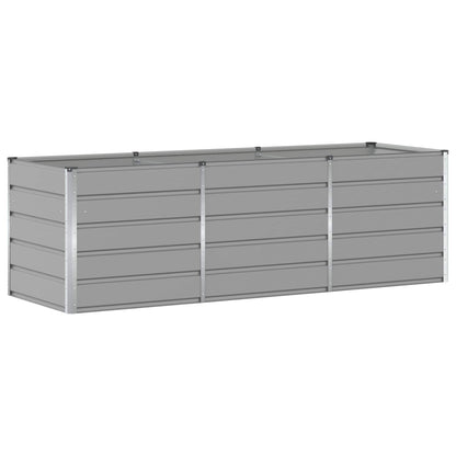 Jardinera Gris Claro 240 X 80 X 75 Cm Acero_0
