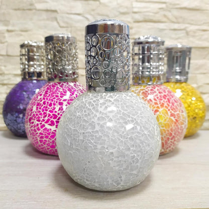 Lámpara Catalítica Mosaico Blanco + Fragancia Lavender Expression 200 Ml - Elimina Malos Olores, Impurezas Y Perfuma_4