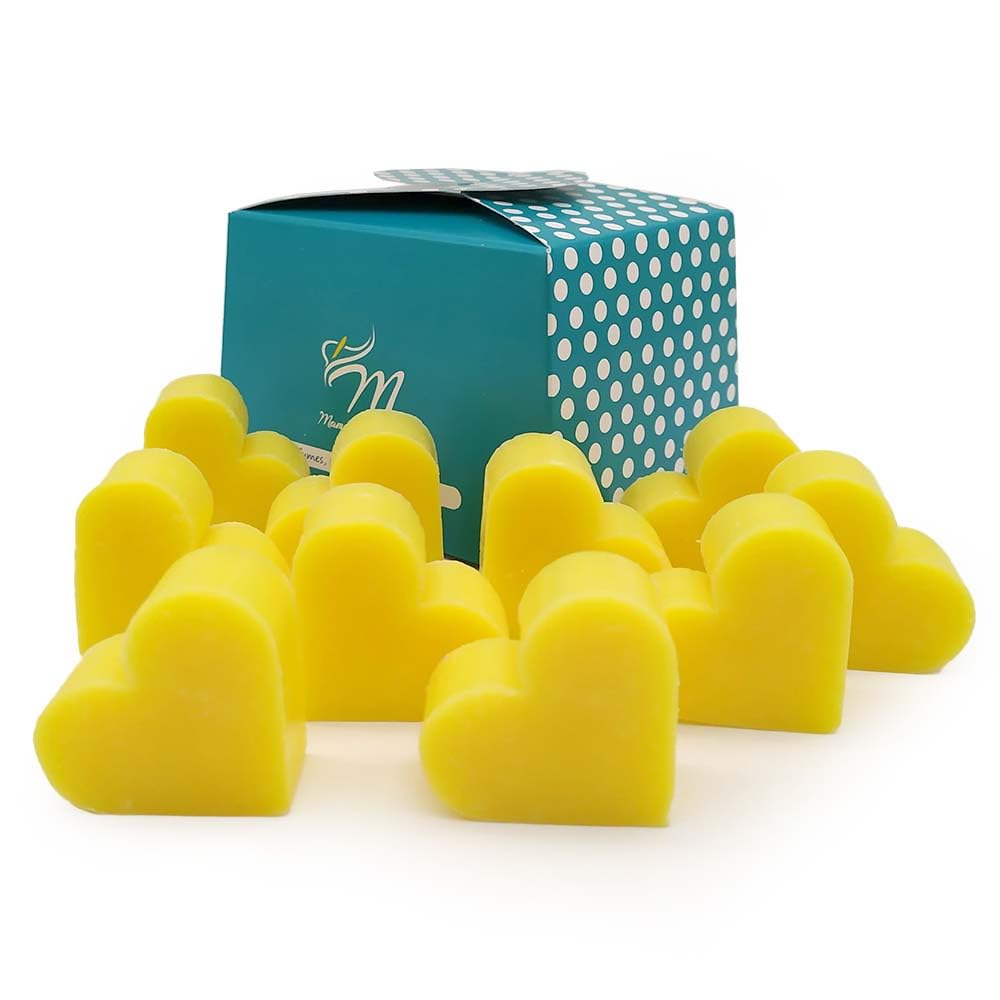 100 Jabones Aromáticos Con Forma De Corazón - Detalle Para Invitados De Eventos - Jabón Glicerina Con Aroma A Pomelo_3