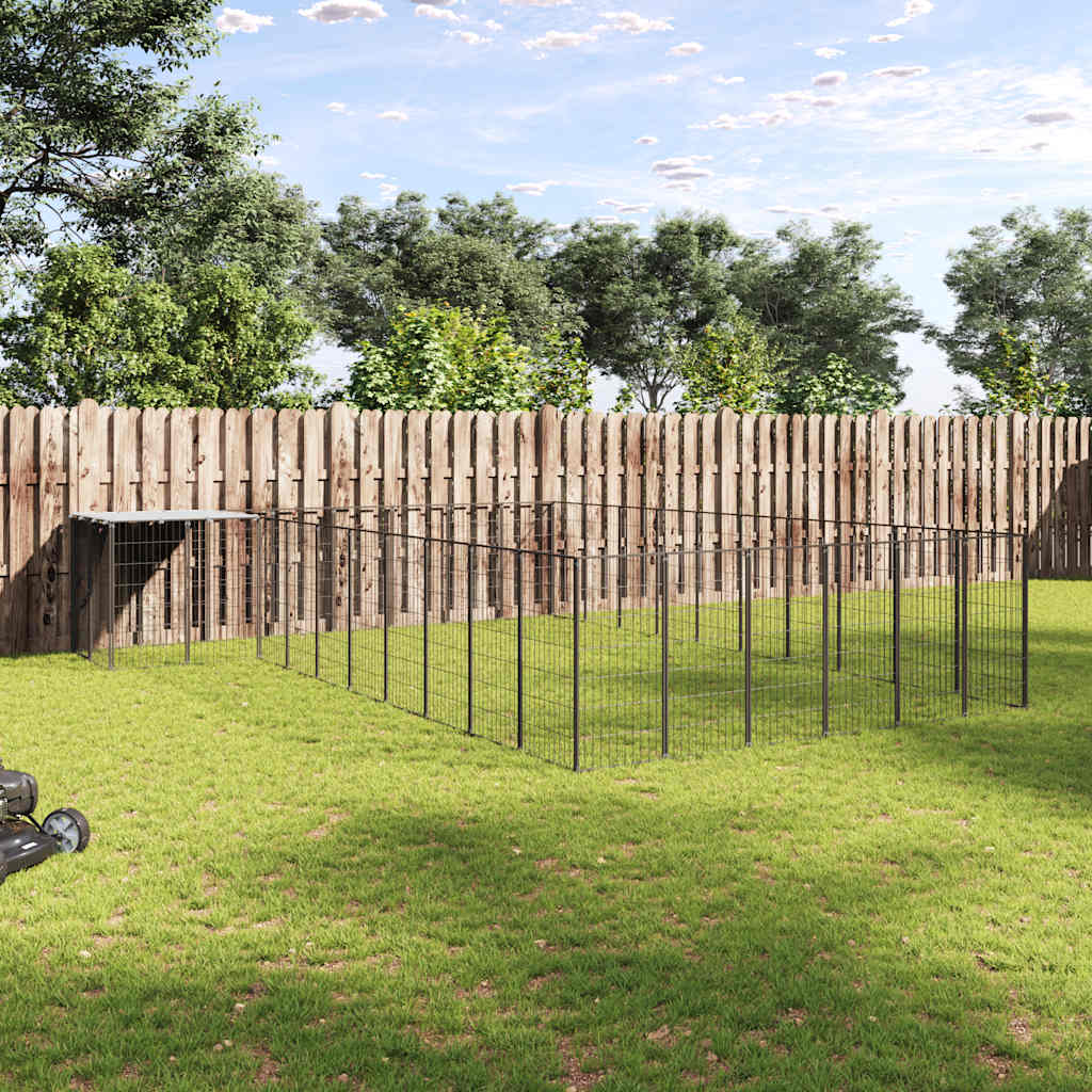 Perrera Negra 19,36 M² Acero_1