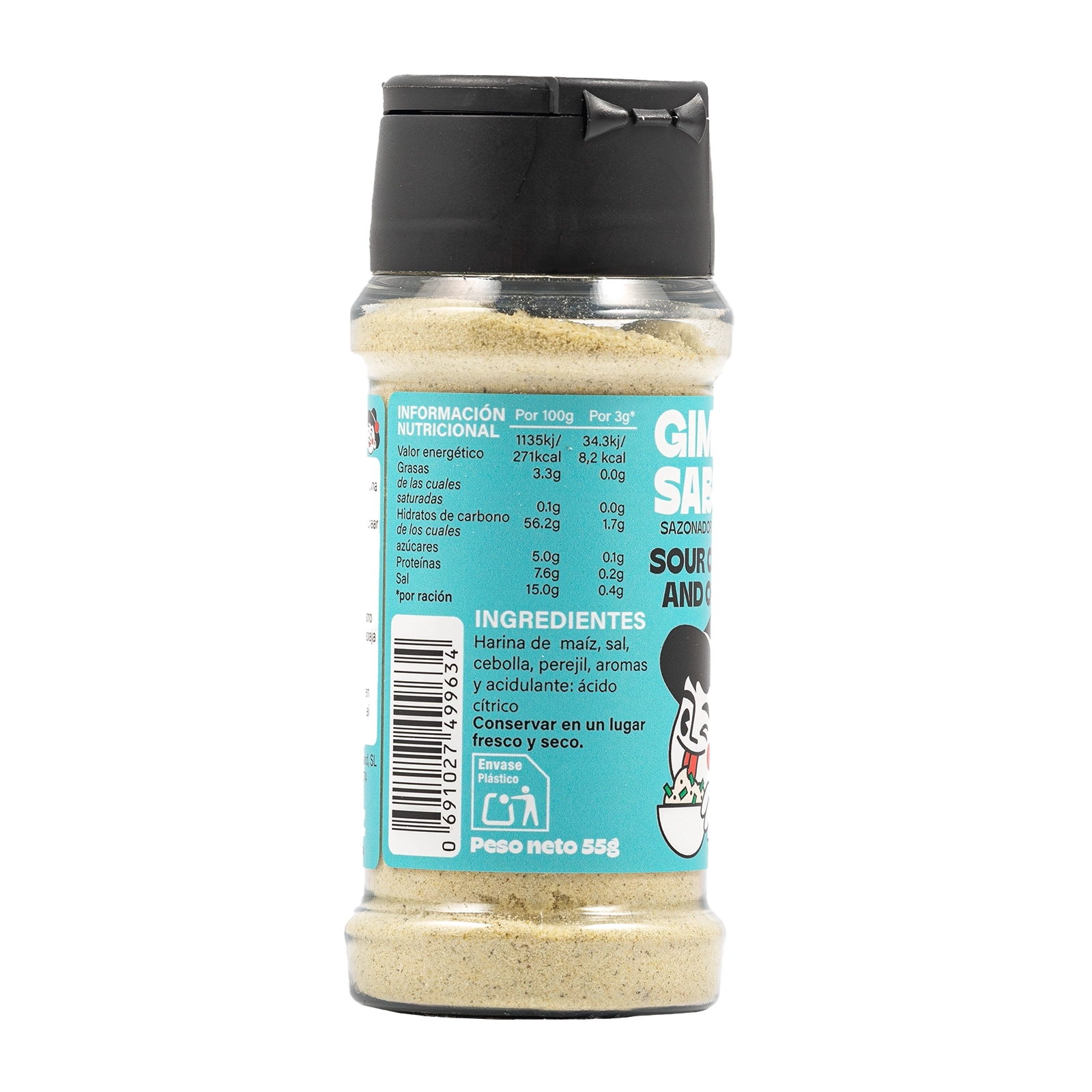 Sazonador vegetal sabor sour cream and onion_1