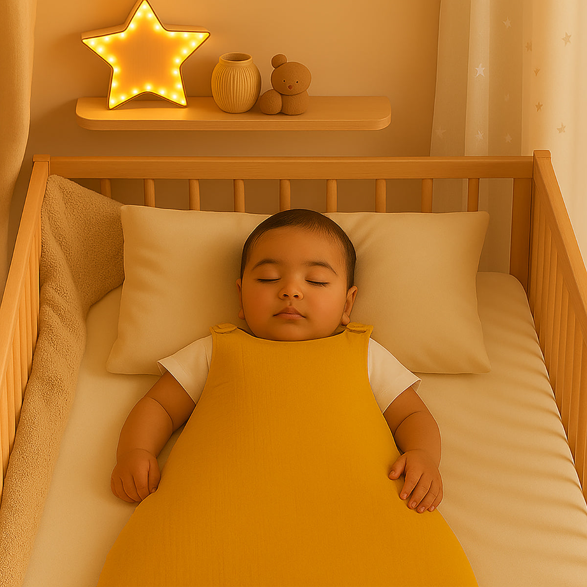 Saco De Dormir De Invierno De Algodón Orgánico Honey_2