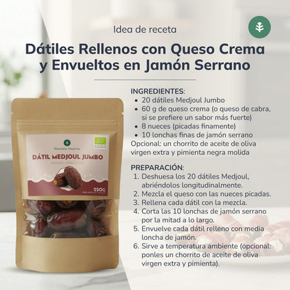 Dátil medjoul jumbo ECO Planeta Huerto 250 g
