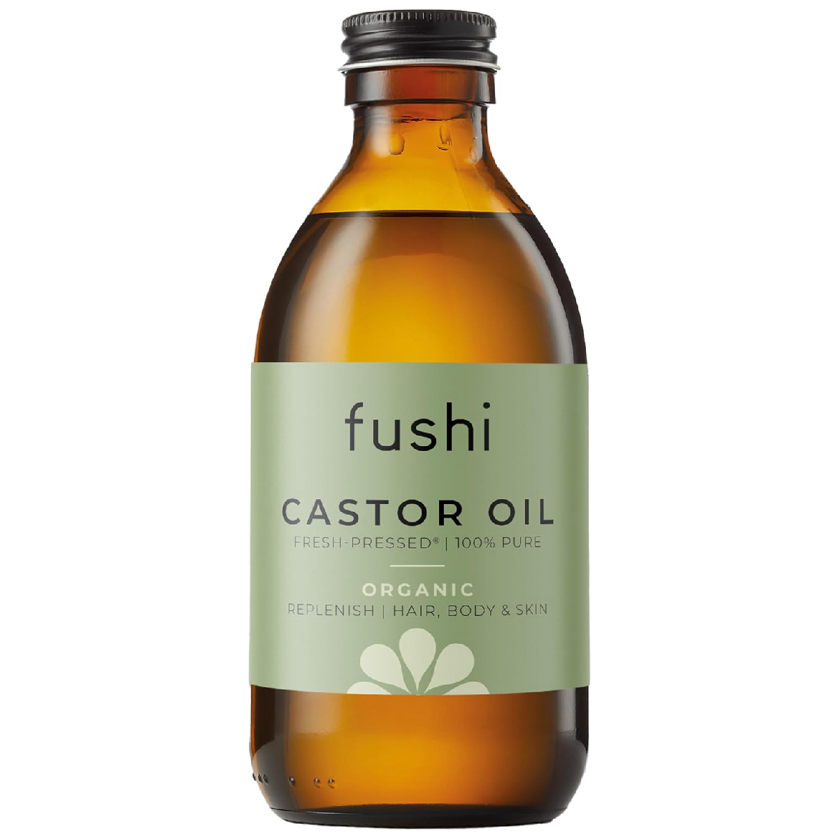 Aceite de Ricino BIO para el cabello virgen prensado en frío Fushi 250ml