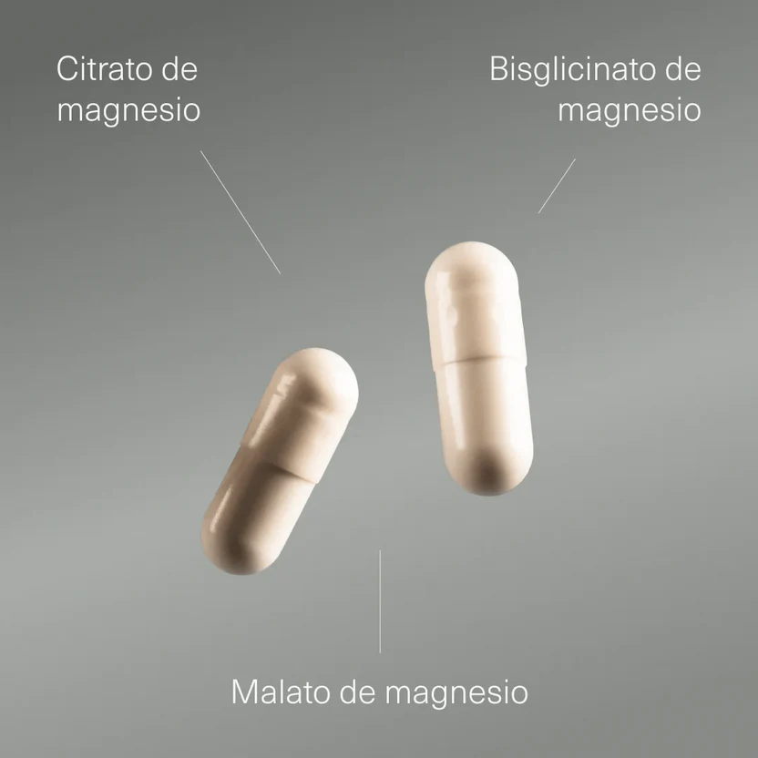 Magnesio Complex Triple 3000mg de Magnesio, Magnesio Bisglicinato, Citrato y Malato Aldous Bio 200 Cápsulas